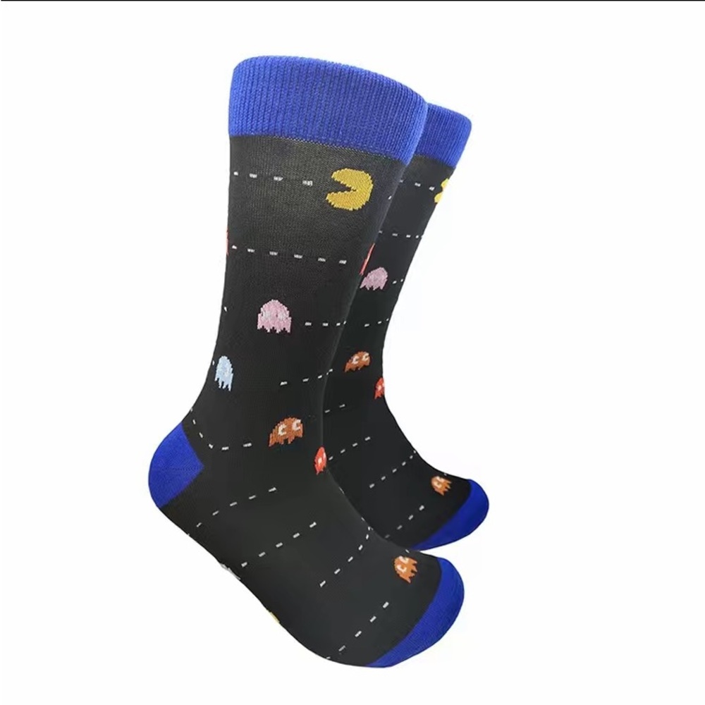 New pac man vintage 80’s style video game socks